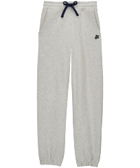 Boys Jogger Pants Solid Heather grey front view