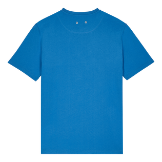 Camiseta de algodón orgánico de color liso para hombre Earthenware vista trasera