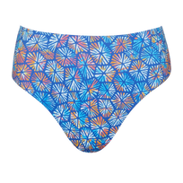 Carapaces Multicolores Bikinihose mit hohem Bund für Damen Sea blue Vorderansicht