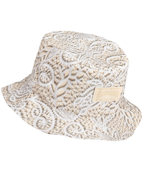 Bob femme Dentelles Blanc vue de face