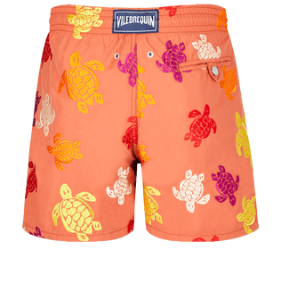 Men Swim Shorts Embroidered Ronde Tortues Multicolores - Limited Edition Tomette back view
