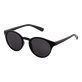 Autros Liso - Gafas de sol de color liso unisex, Negro vista trasera