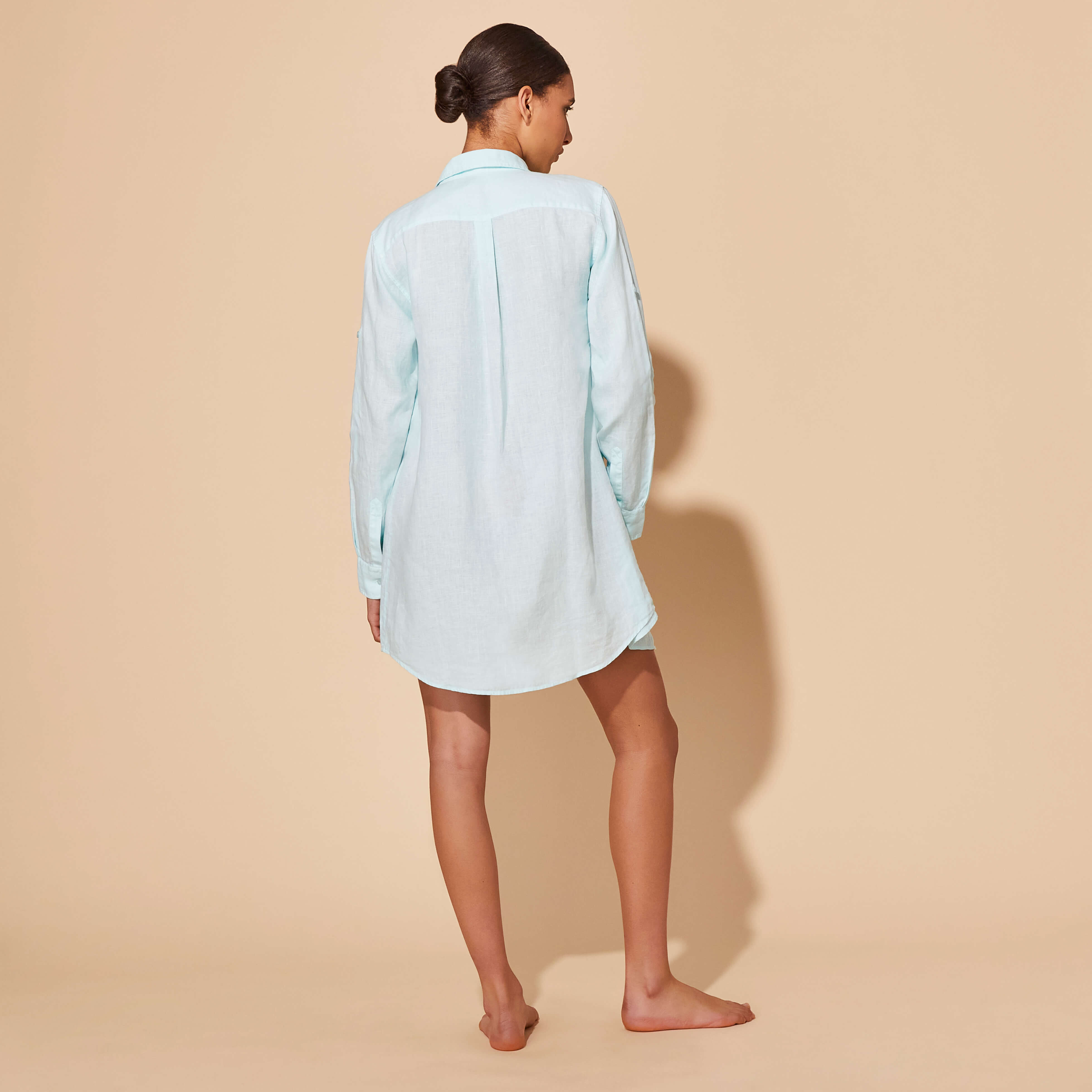 Lino camisero top