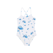 女童 Herbier 连体泳衣 Off white 正面图
