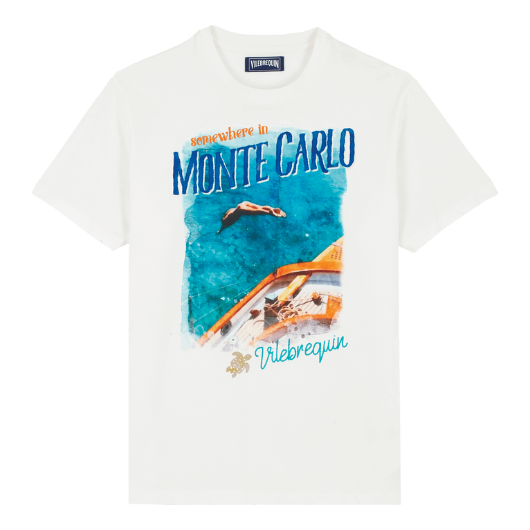 T-shirt Uomo In Cotone Monte Carlo - T-shirt - Portisol - Bianco
