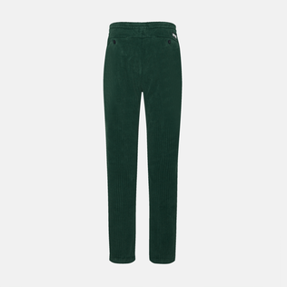 Men Large Lines Corduroy Jogger Pants Vintage Pine back view