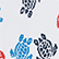 Men Knee-high Socks Rondes des Tortues Multicolores - Vilebrequin x Falke White 