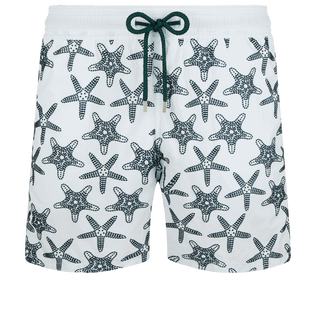 Men Swim Shorts Starfish Dance Flocked Glacier front view