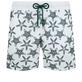 Men Swim Shorts Starfish Dance Flocked Glacier front view