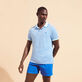 Men Cotton Changing Color Pique Polo Shirt Thalassa front worn view