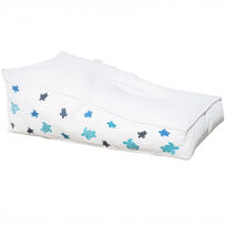 White Floating Deckchair with Multicolored Turtles – VBQ x MX HOME White front view