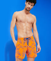 Men Embroidered Swimwear Lobsters - Limited Edition Tango front worn view