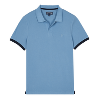 Men Cotton Pique Polo Shirt Solid Divine 正面图