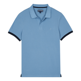 Men Cotton Pique Polo Shirt Solid Divine 正面图