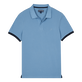 Men Cotton Pique Polo Shirt Solid Divine front view
