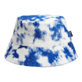Gorro de pescador con estampado Tie & Dye para niños Azul marino vista frontal