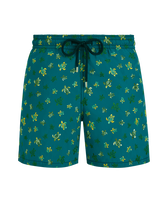 Men Swim Shorts Embroidered Ronde des Tortues - Limited Edition Ivy front view