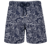 Bañador con estampado Poulpes Bicolores para hombre Azul marino vista frontal