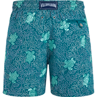 Men Swim Trunks Embroidered Splash - Limited Edition Fanfare back view