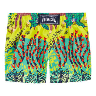 Others Printed - Baby Swim Shorts Jungle Rousseau, Ginger back view