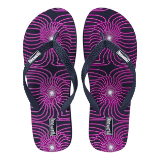 Hypno Shell Flip-Flops für Herren Marineblau Vorderansicht
