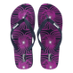 Hypno Shell Flip-Flops für Herren Marineblau Vorderansicht