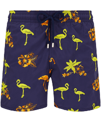 Men Swimwear Embroidered 2012 Flamants Rose - Limited Edition Sapphire front view