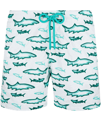 Bañador con bordado Requins 3D para hombre de edición limitada Glacier vista frontal