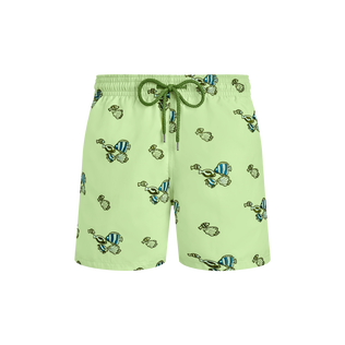 Bañador con bordado Fishy Vibes para hombre Macaroon vista frontal