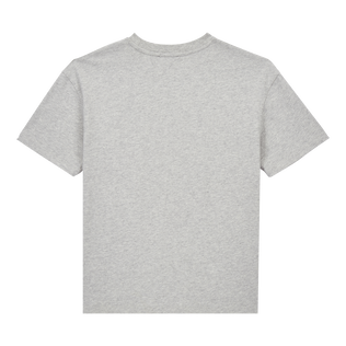 Turtle T-Shirt für Jungen Graumeliert Rückansicht
