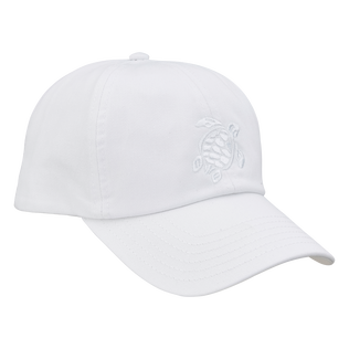 Kids Cap Solid White front view