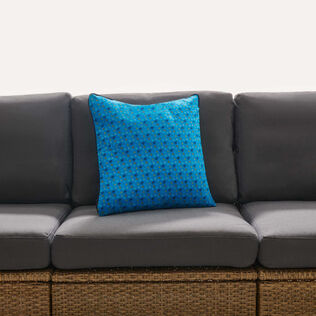 Pillowcase Micro Ronde Des Tortues Rainbow Hawaii blue 正面穿戴视图