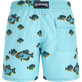 Herren Klassische Bedruckt - Men Swimwear Graphic Fish - Vilebrequin x La Samanna, Lazulii blue Rückansicht