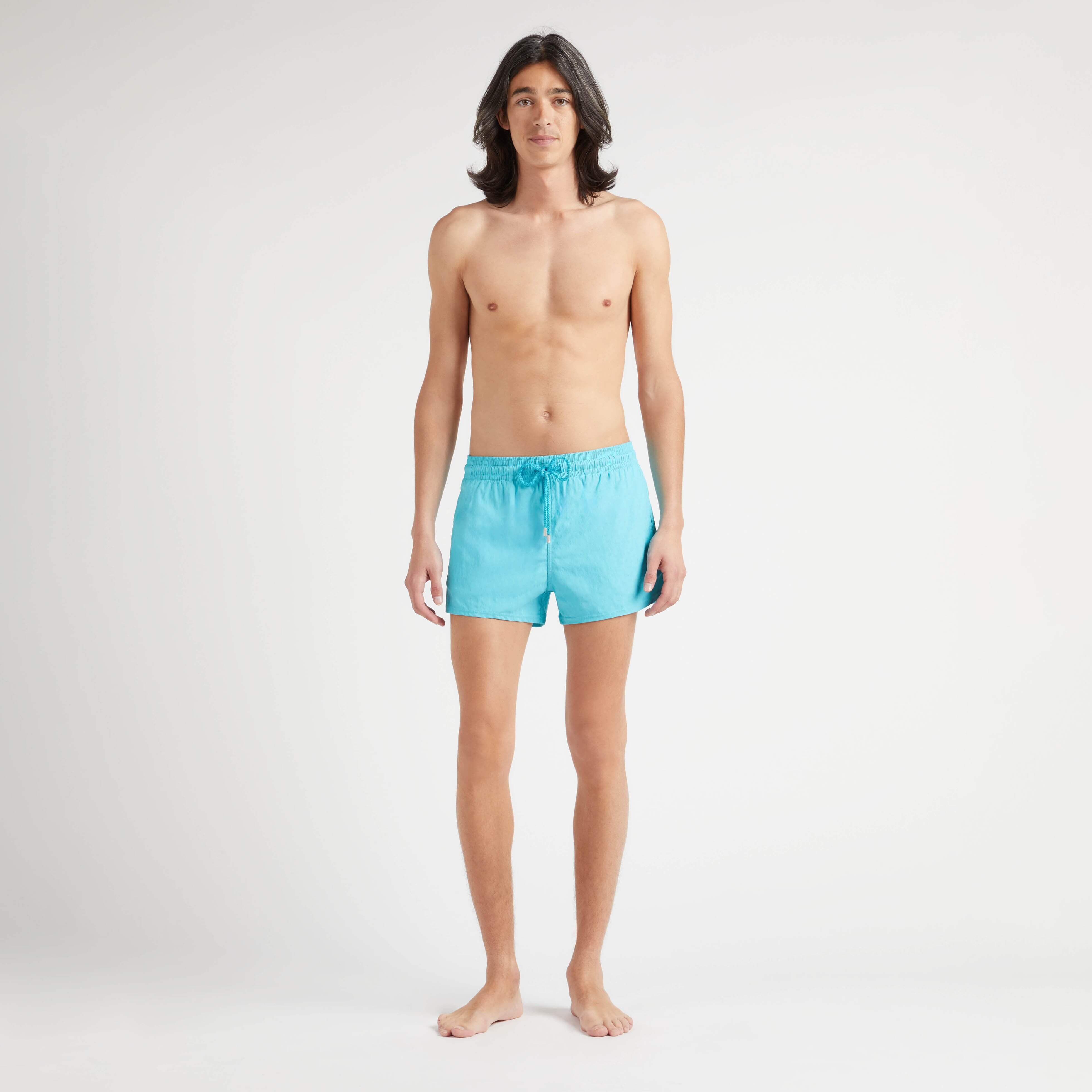 Men Short Swim Trunks Jacquard Turtles | Vilebrequin