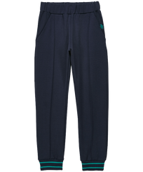 Pantalon de jogging garçon Rayures Bleu marine vue de face