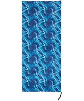 Beach Towel Nautilus Tie And Dye Azure front view