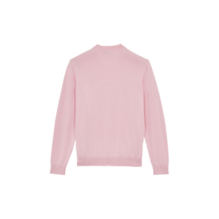 Men Cotton Sweater Turtle Peony 后视图