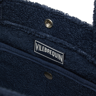 Women Terry Beach Bag Turtle Navy details view 4