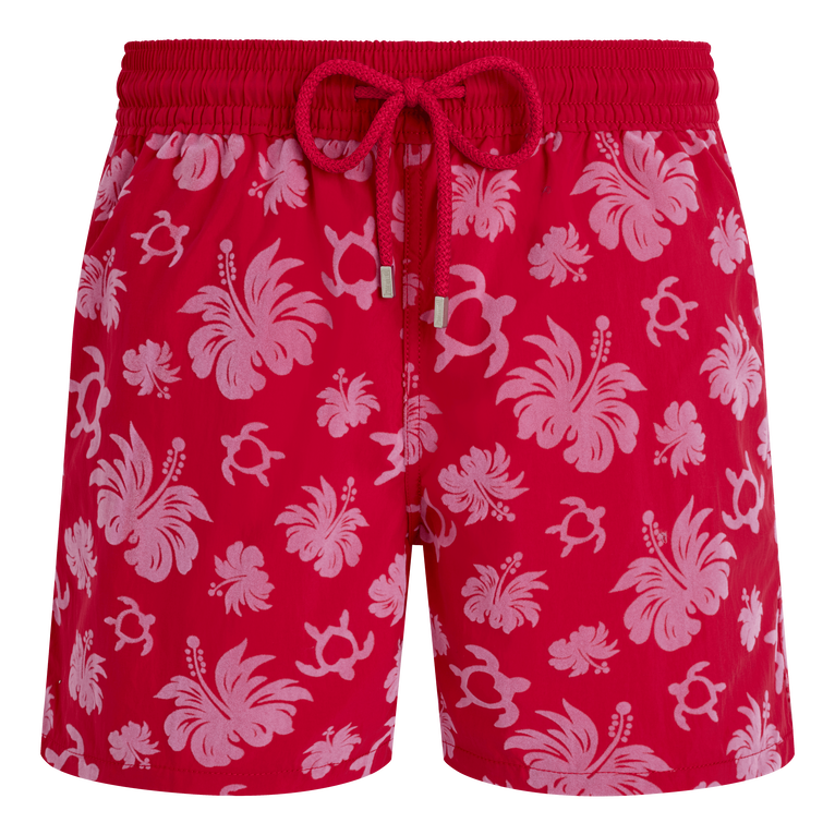 Vilebrequin Moorea Swim Trunks Groseille In Red