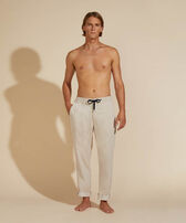 Pantalon strech en coton et modal homme Chanvre vue portée de face