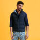 Chaqueta unisex reversible con estampado Turtles Leopard Thalassa detalles vista 2