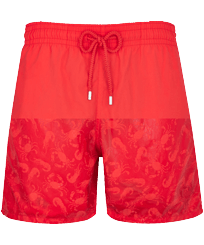 Bañador con estampado Crabs & Shrimps reactivo al agua para hombre Amapola vista frontal