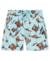 Pantaloncini mare bambino elasticizzati Vatel Thalassa vista frontale