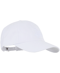 Unisex Cap Solid White front view