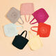 Tote bag en lin imprimé Tortue Pourpre vue de détail 1