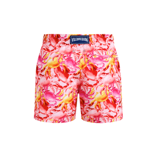 Men Ultra-light and packable Swim Shorts Crab Balloons Peony back view