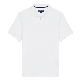 Plain white shop polo shirt mens