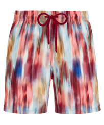 男士 Ikat Flowers 超轻易收纳游泳短裤 Multicolor 正面图