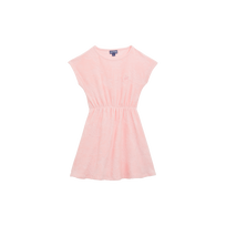 Vestito bambina in spugna Peony vista frontale