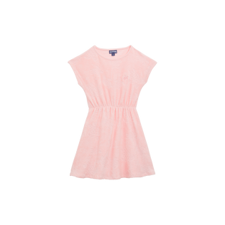 Vestito bambina in spugna Peony vista frontale